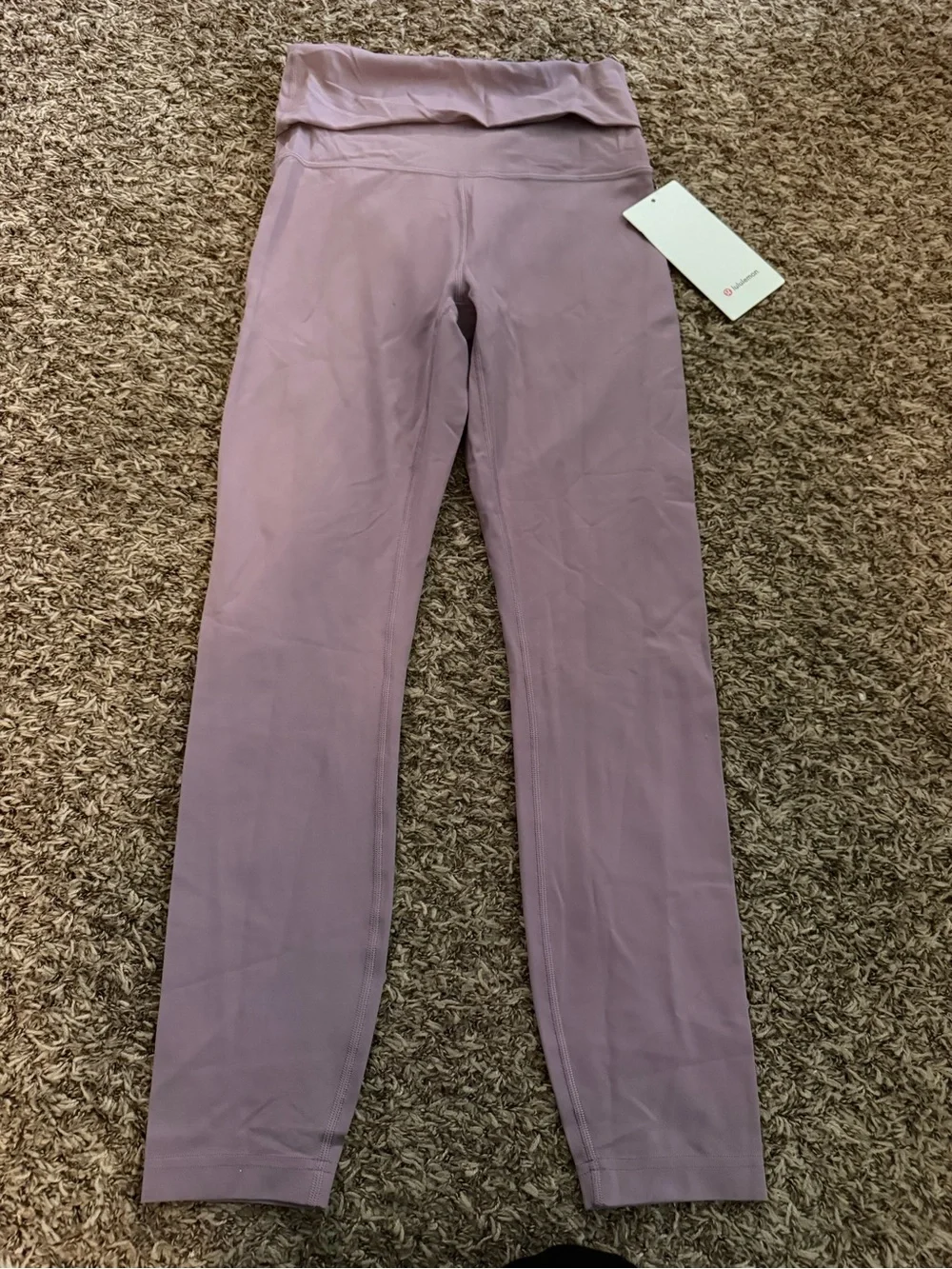 lululemon mauve/purple High-Rise Foldover‎ Leggings